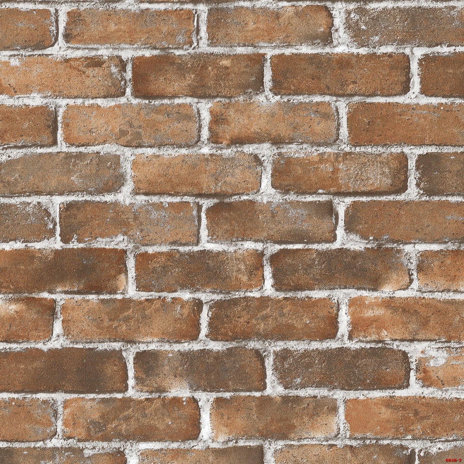 Giấy dán tường giả gạch màu nâu vàng Albany 6816-2